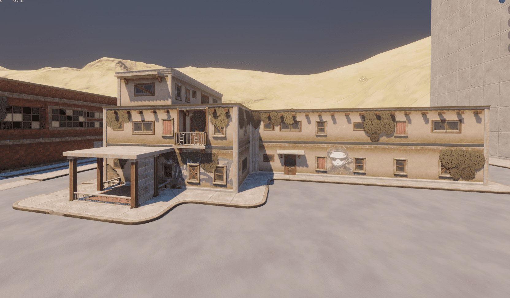 Rende of a part of the map