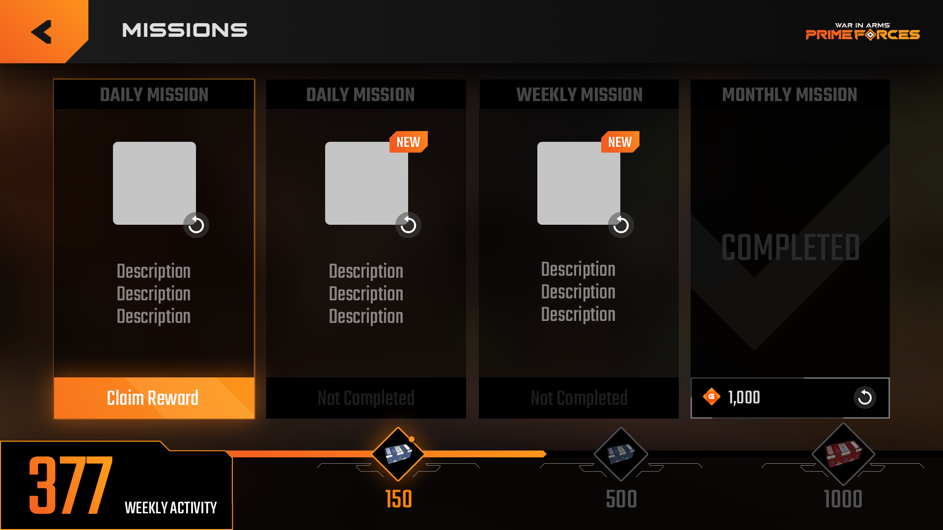 Mission system overview